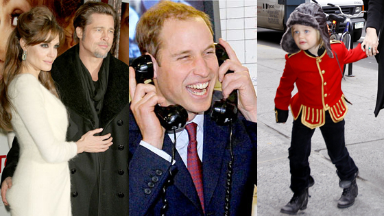 Angelina Jolie, Prince William, Shiloh Jolie-Pitt Angelina Jolie, Prince William, Shiloh Jolie-Pitt